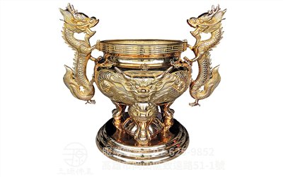 銅天公爐-五爪龍大獅腳